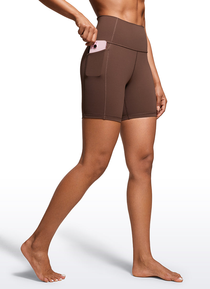 Nakedfeel Pocket Yoga Shorts 6'' - Image 37