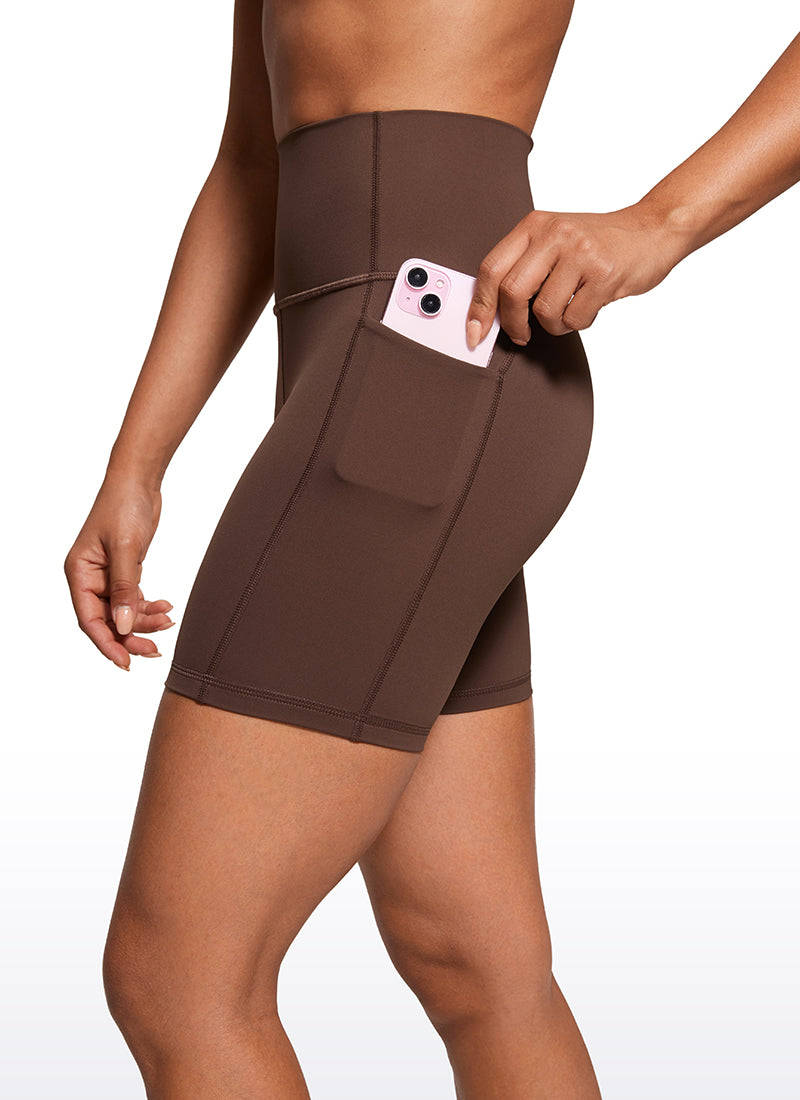 Nakedfeel Pocket Yoga Shorts 6'' - Image 40