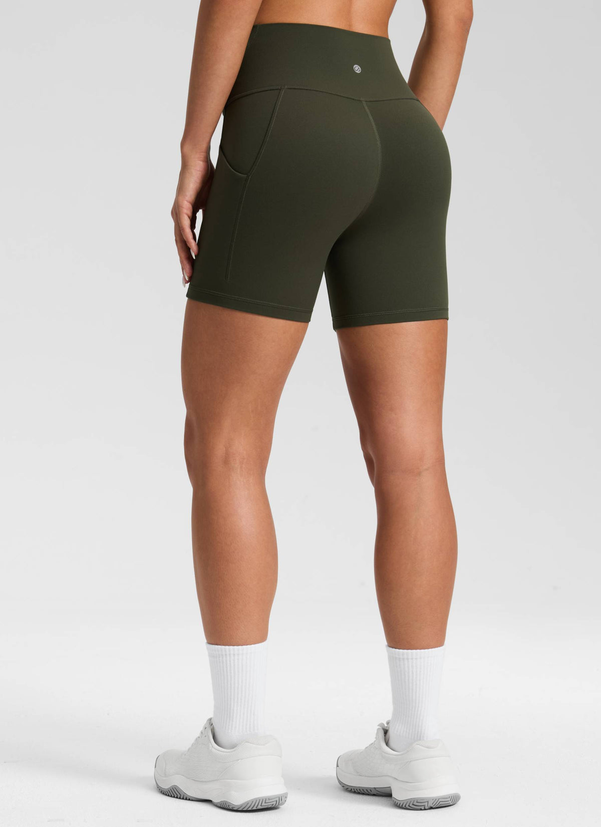 Butterluxe Pocket Yoga Shorts 5'' - Image 6