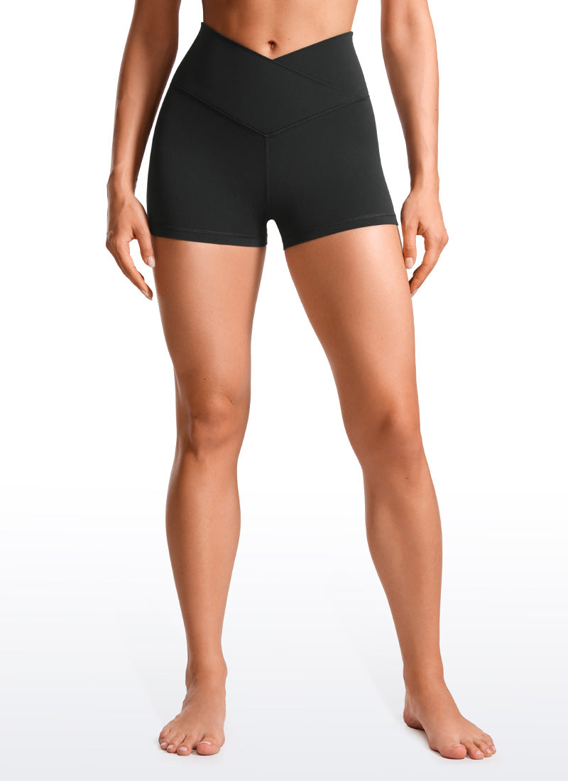 Butterluxe V Cross Waist Shorts 3" - Image 9