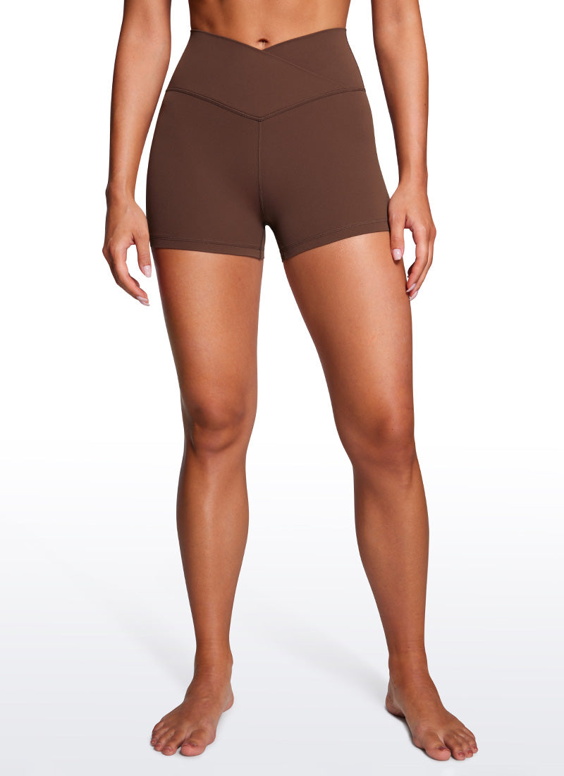Butterluxe V Cross Waist Shorts 3" - Image 41