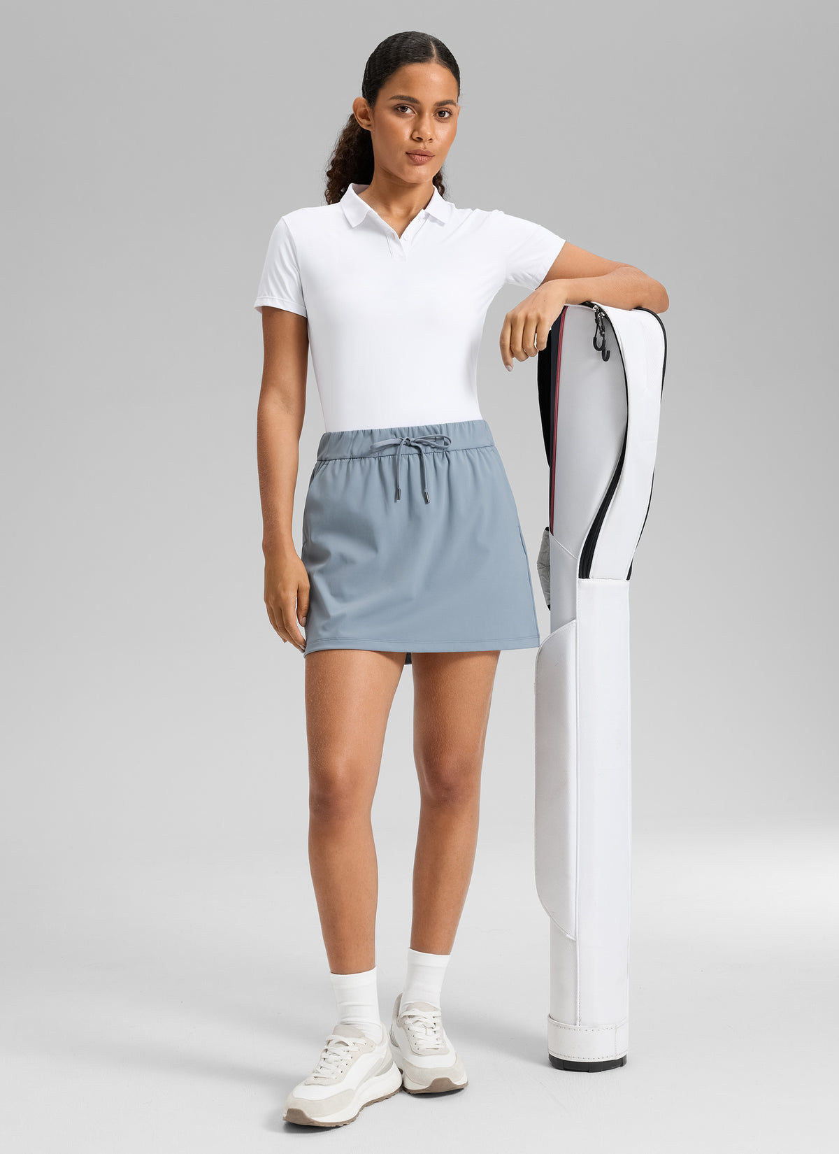 Stretch Drawstring Liner Skirt 15'' - 5 Pocket - Image 8