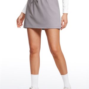 Stretch Drawstring Liner Skirt 15'' - 5 Pocket
