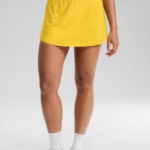A Line High Rise Pocket Side Slit Skirt 14.5''