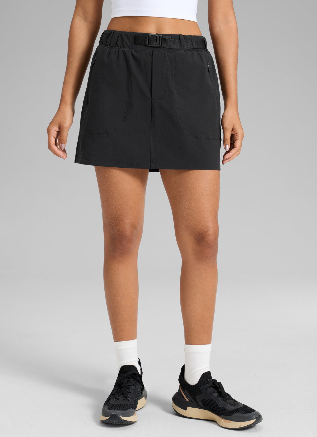 Stretch High Rise Mini Hiking Skirt 14.5’’ - Image 6