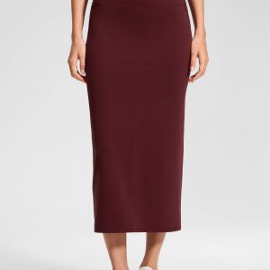 Butterlift® High Rise Back Slit Maxi Pencil Skirt