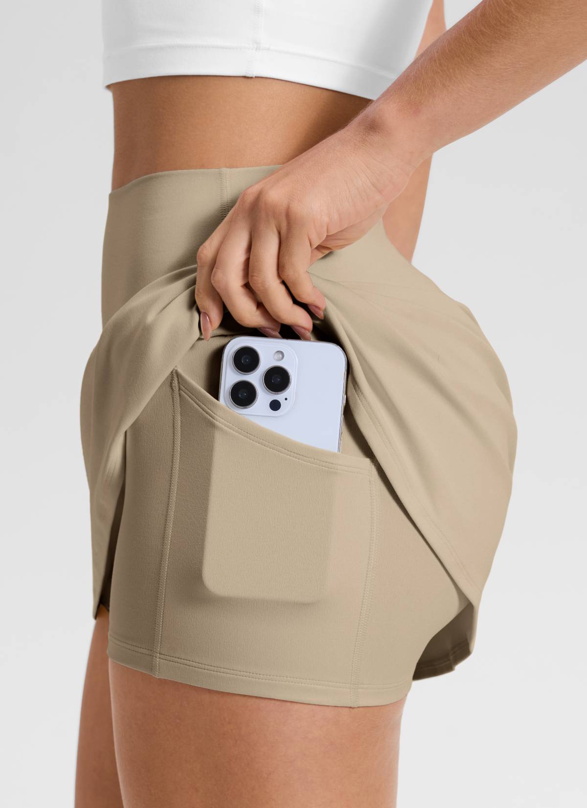 Butterluxe A Line High Rise Pocket Skirt 14.5'' | NEXO YOGA Skirts